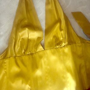 Gold Marciano backless top